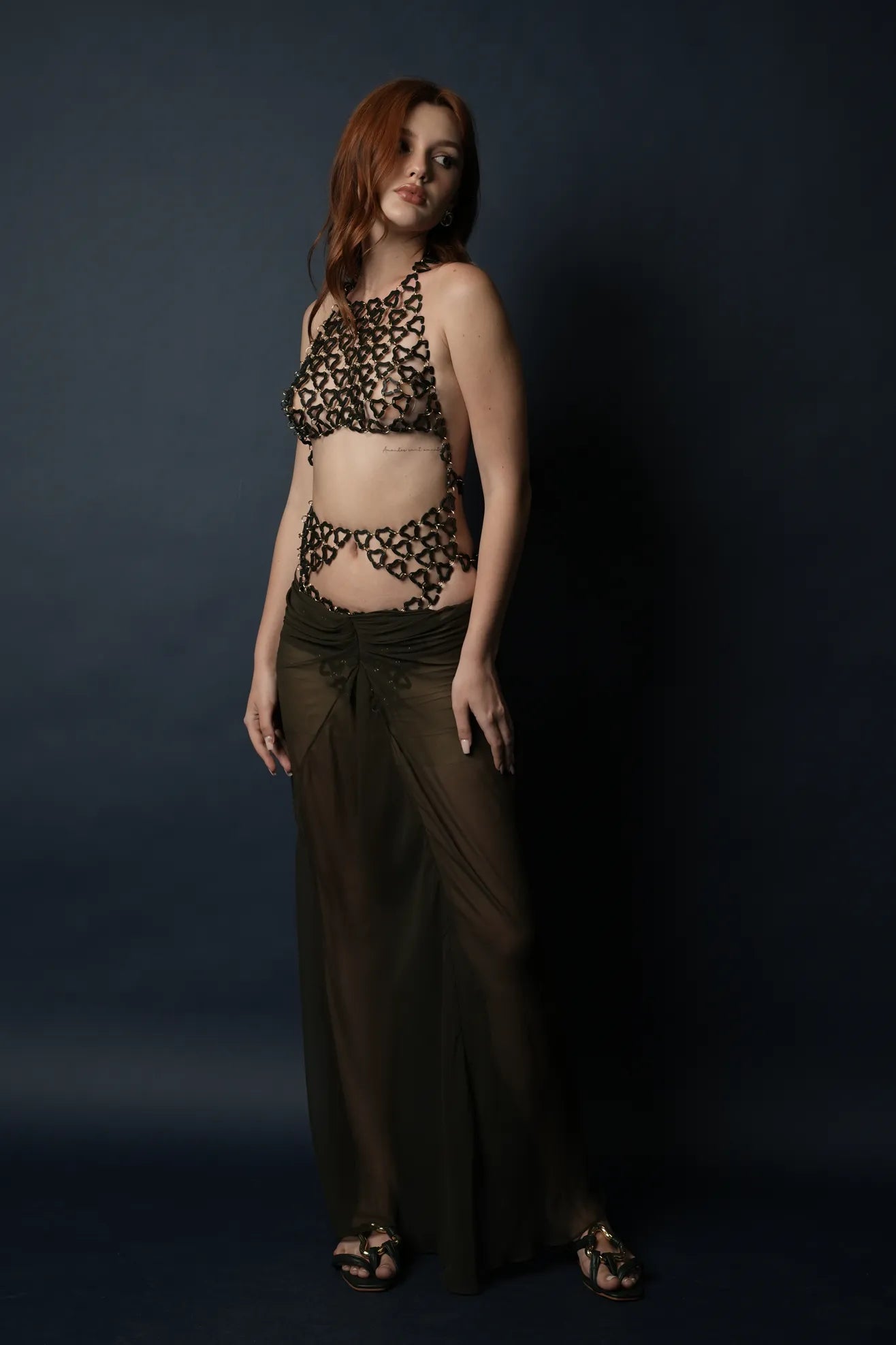 Infinitude Cut Out Beachwear(Onyx)