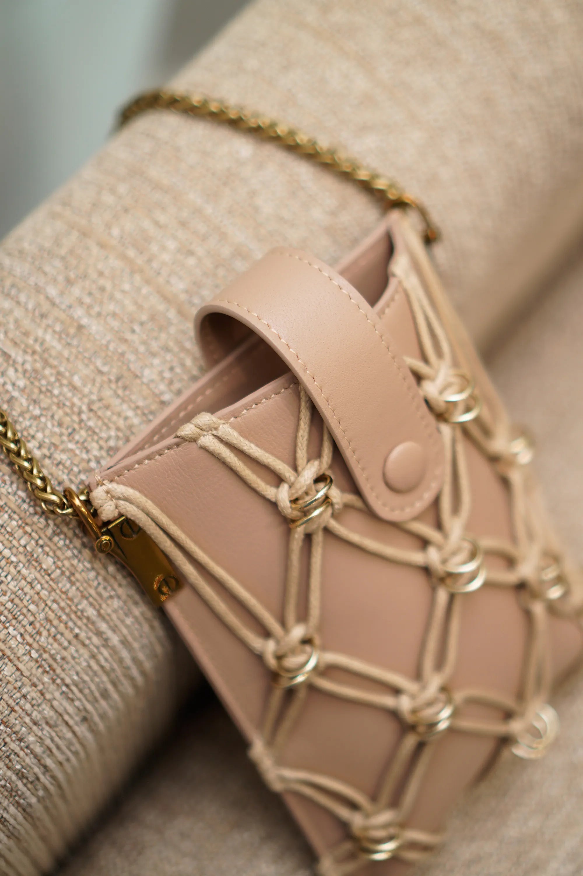 Madi Bag(Nude, Large)