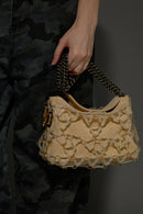Mini Marine Gold Chain Bag(Oat)