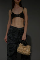 Mini Marine Gold Chain Bag(Oat)