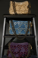 Mini Marine Gold Chain Bag(Aqarwood)