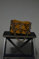 Mini Marine Gold Chain Bag(Oudwood)