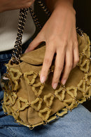 Mini Marine Gold Chain Bag(Aqarwood)
