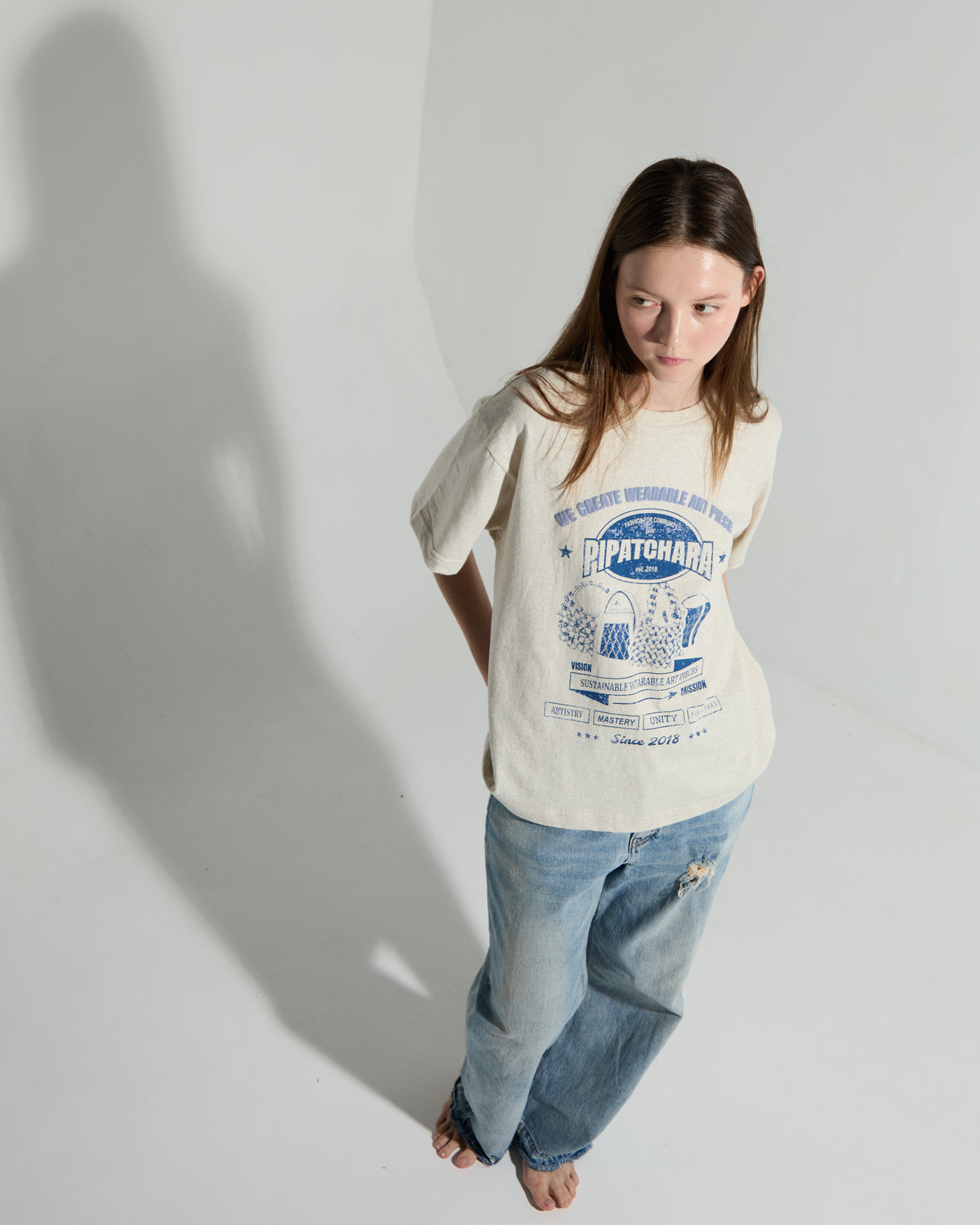 Jersey Cotton T-Shirt (Cream)