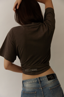 Pipatchara Silver Chain Tee - Grey