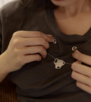Pipatchara Silver Chain Tee - Grey