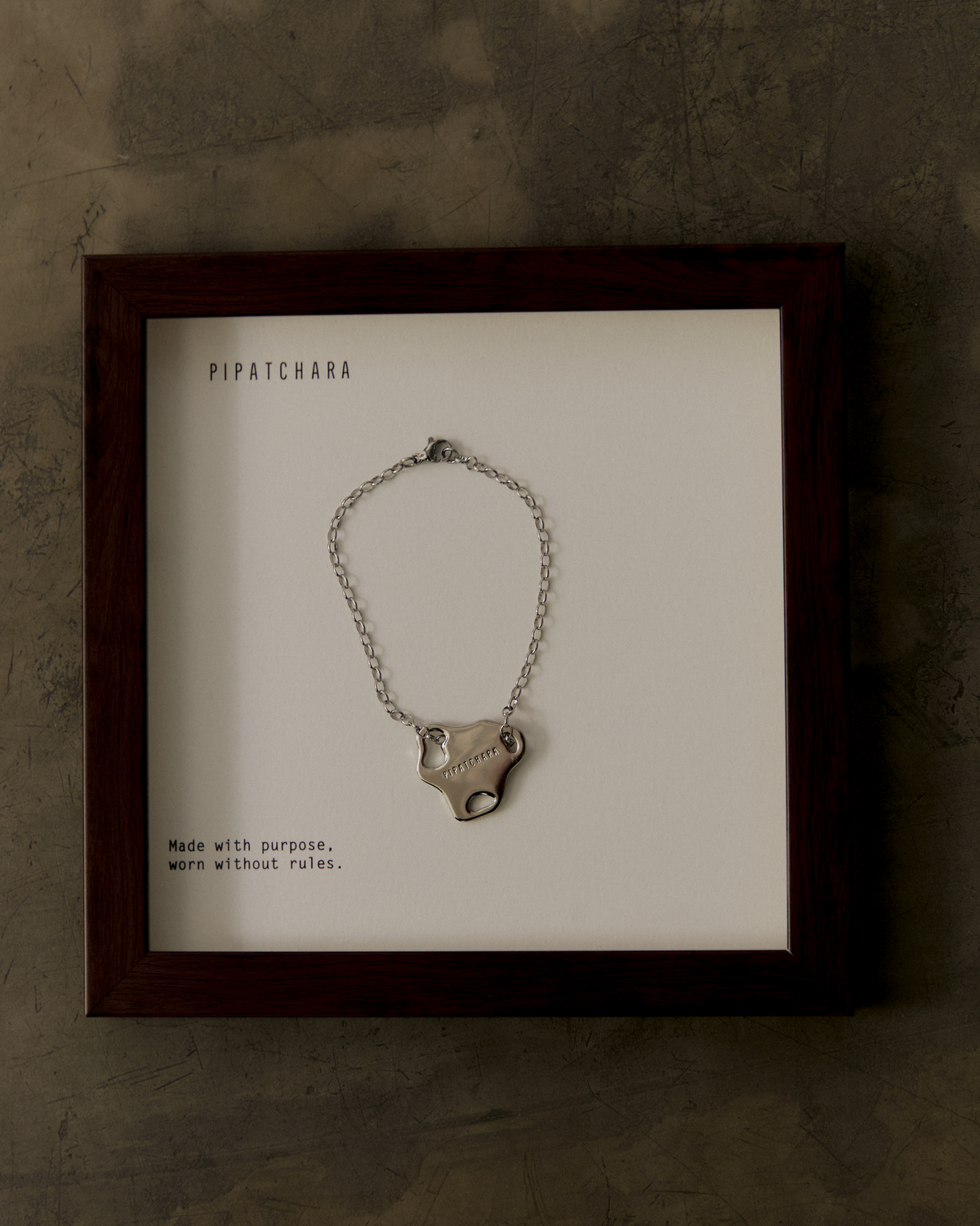 Pipatchara Silver Chain Tee - Off white