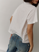 Pipatchara Silver Chain Tee - Off white
