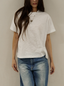 Pipatchara Silver Chain Tee - Off white