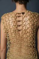 Aqua A-Line Mini Dress(Lucent)