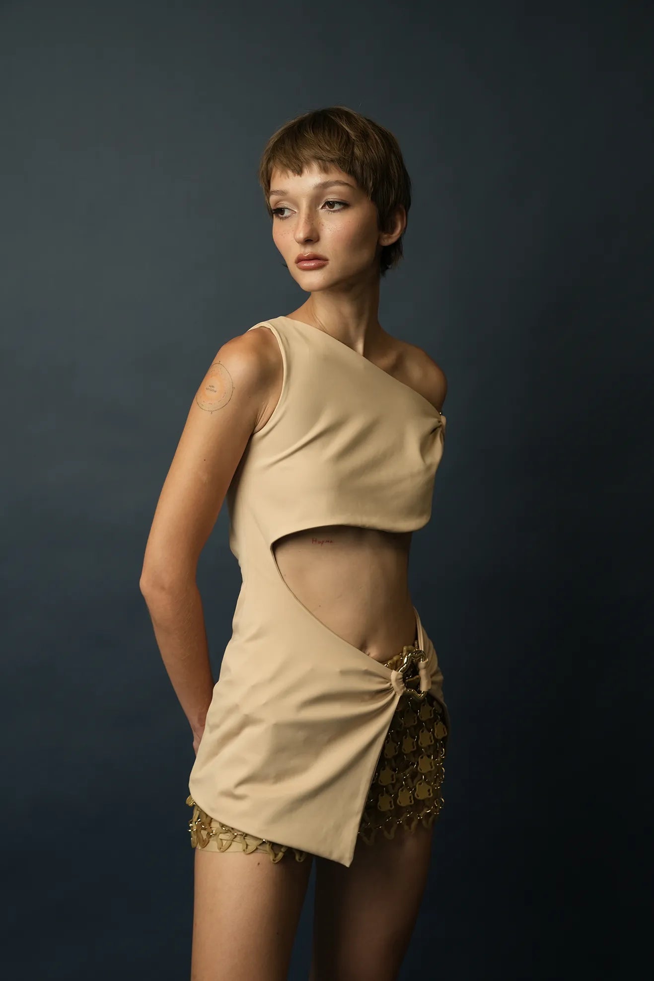 Off Shoulder Top(Nude)