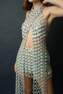 Infinitude Halter Drapped Top(Pearl)