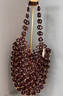 Aqua Transparent Tote Bag(Violet)