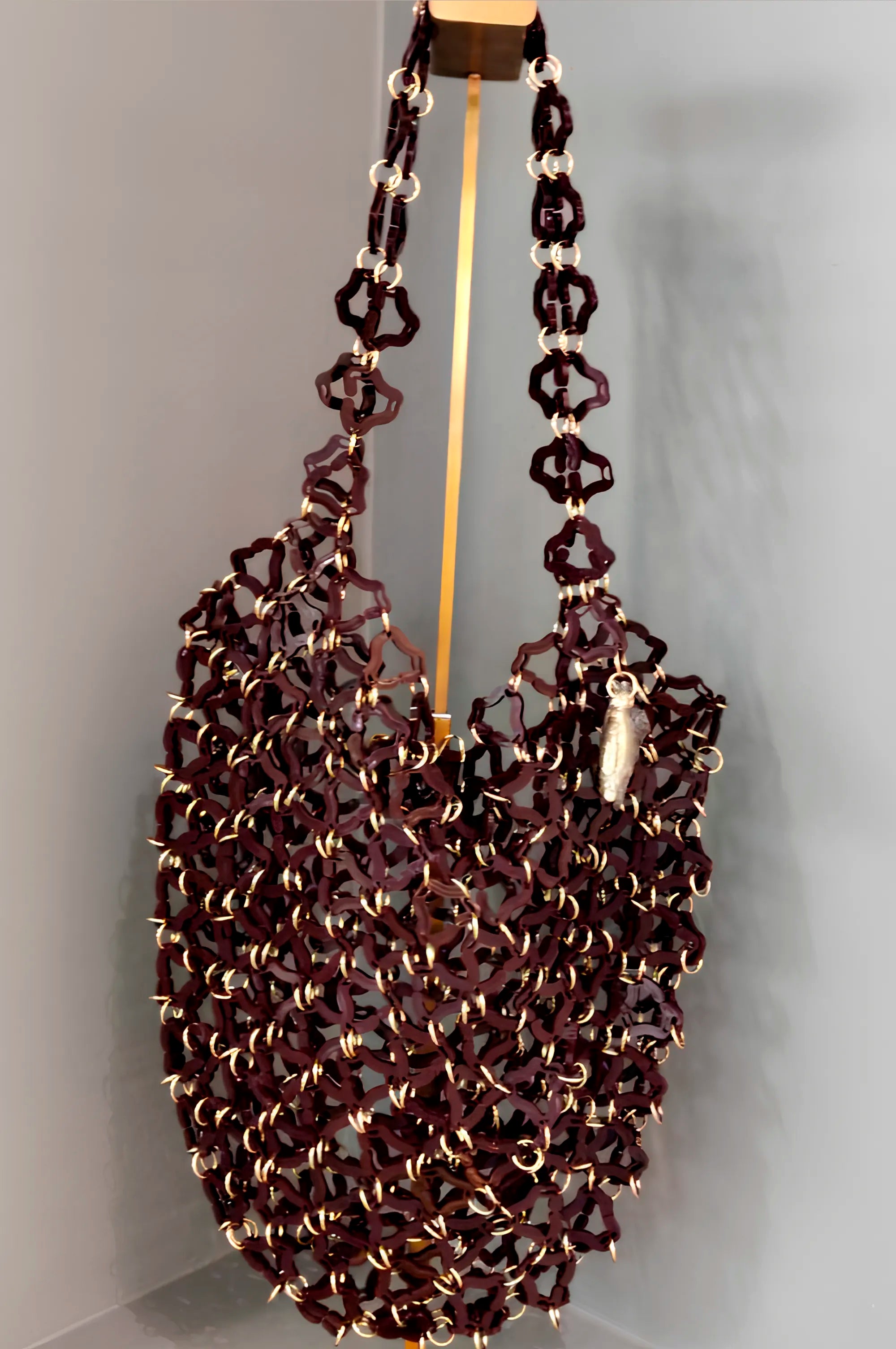 Aqua Transparent Tote Bag(Violet)