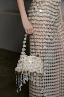 Infinitude Bag Beading Fringes(Clear White)