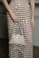 Infinitude Bag Beading Fringes(Clear White)