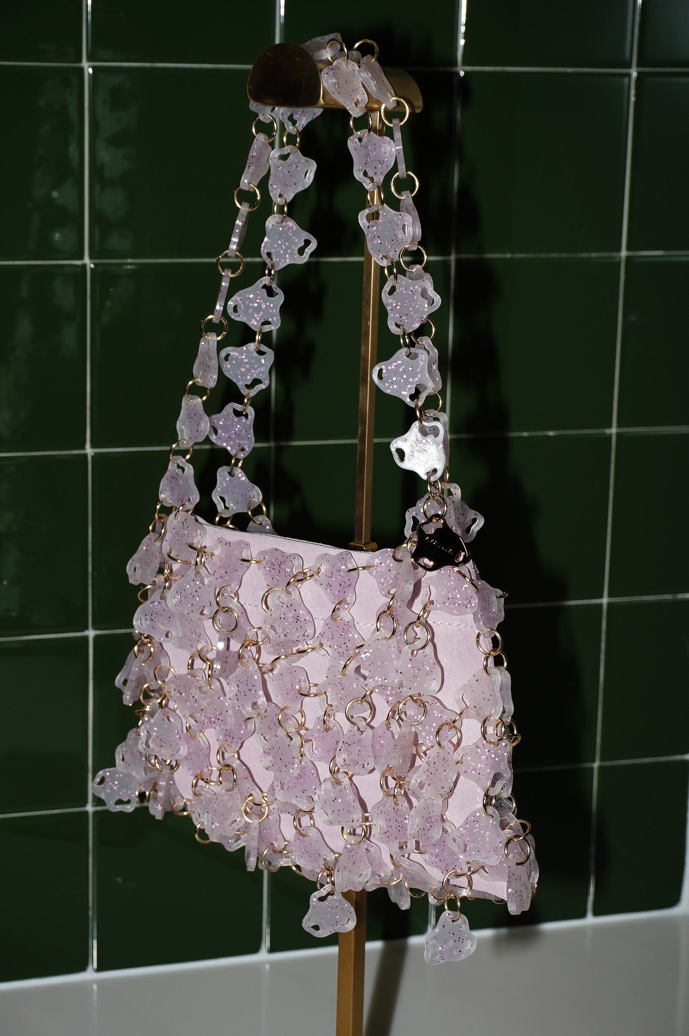 Infinitude Bag(Glitter Old Pinky, Medium)