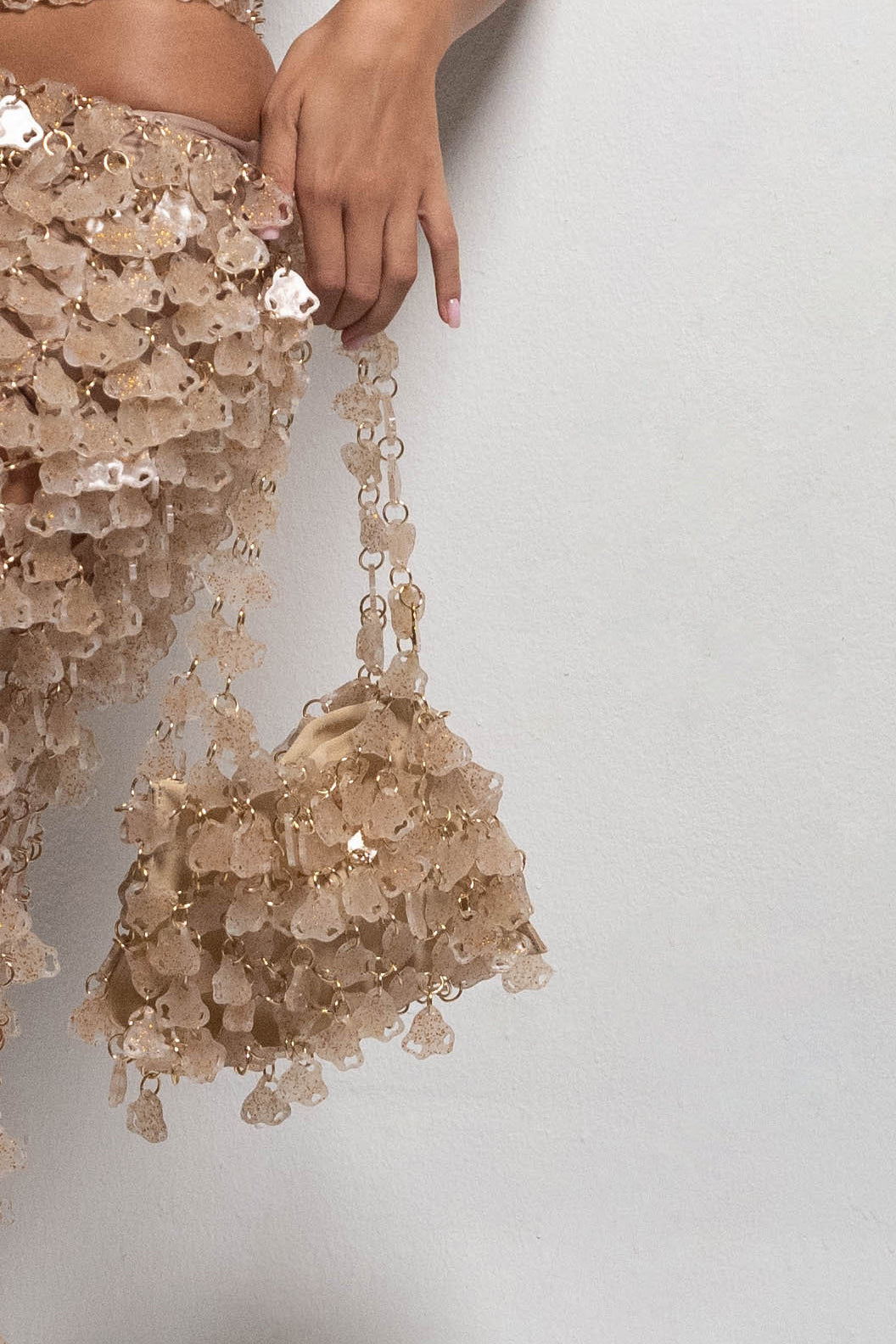 Infinitude Bag(Glitter Gold, Medium)