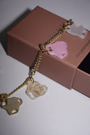 Infinitude Bracelet Gold(Crystal Rose, Free Size)