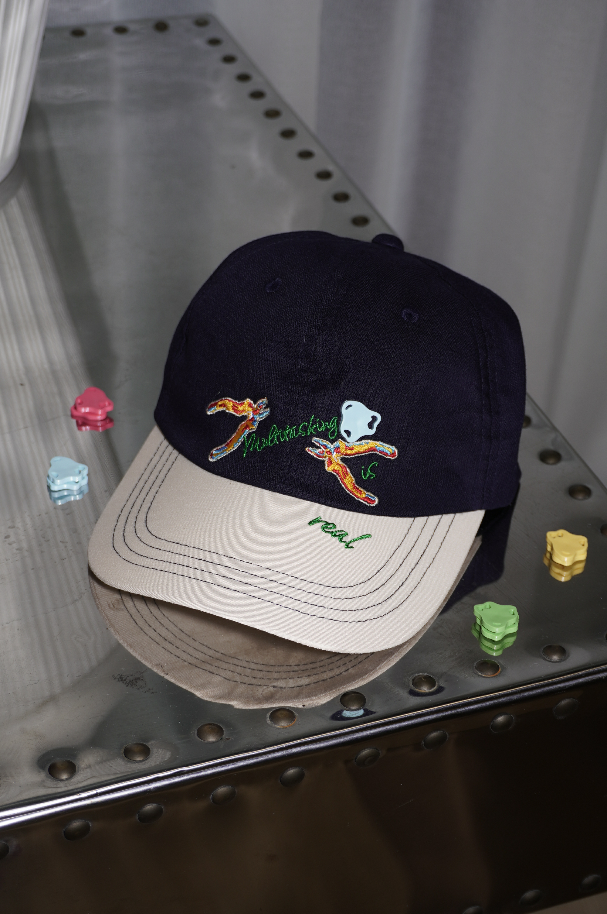 Multitasking Cap Navy-Cream