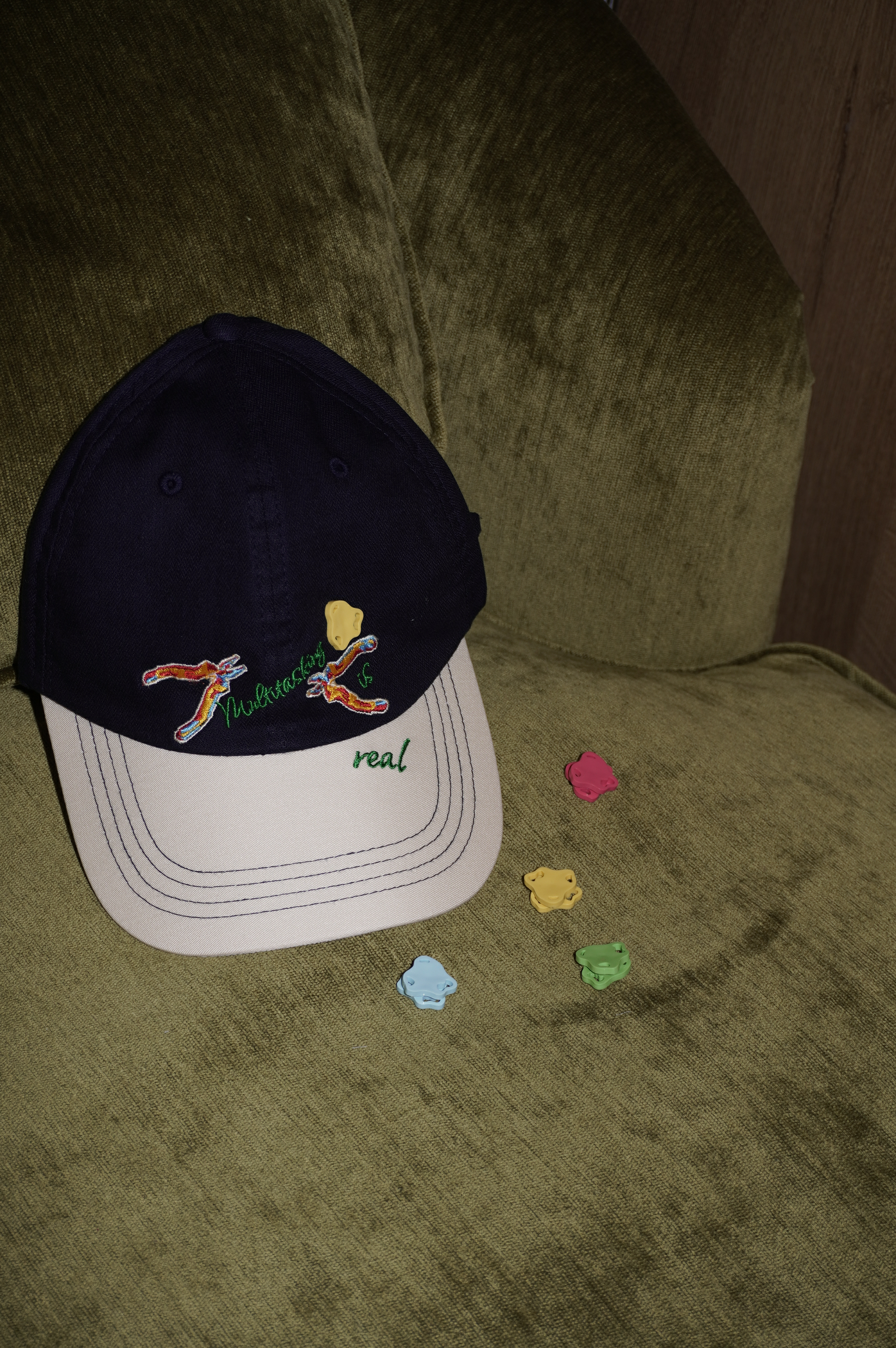 Multitasking Cap Navy-Cream