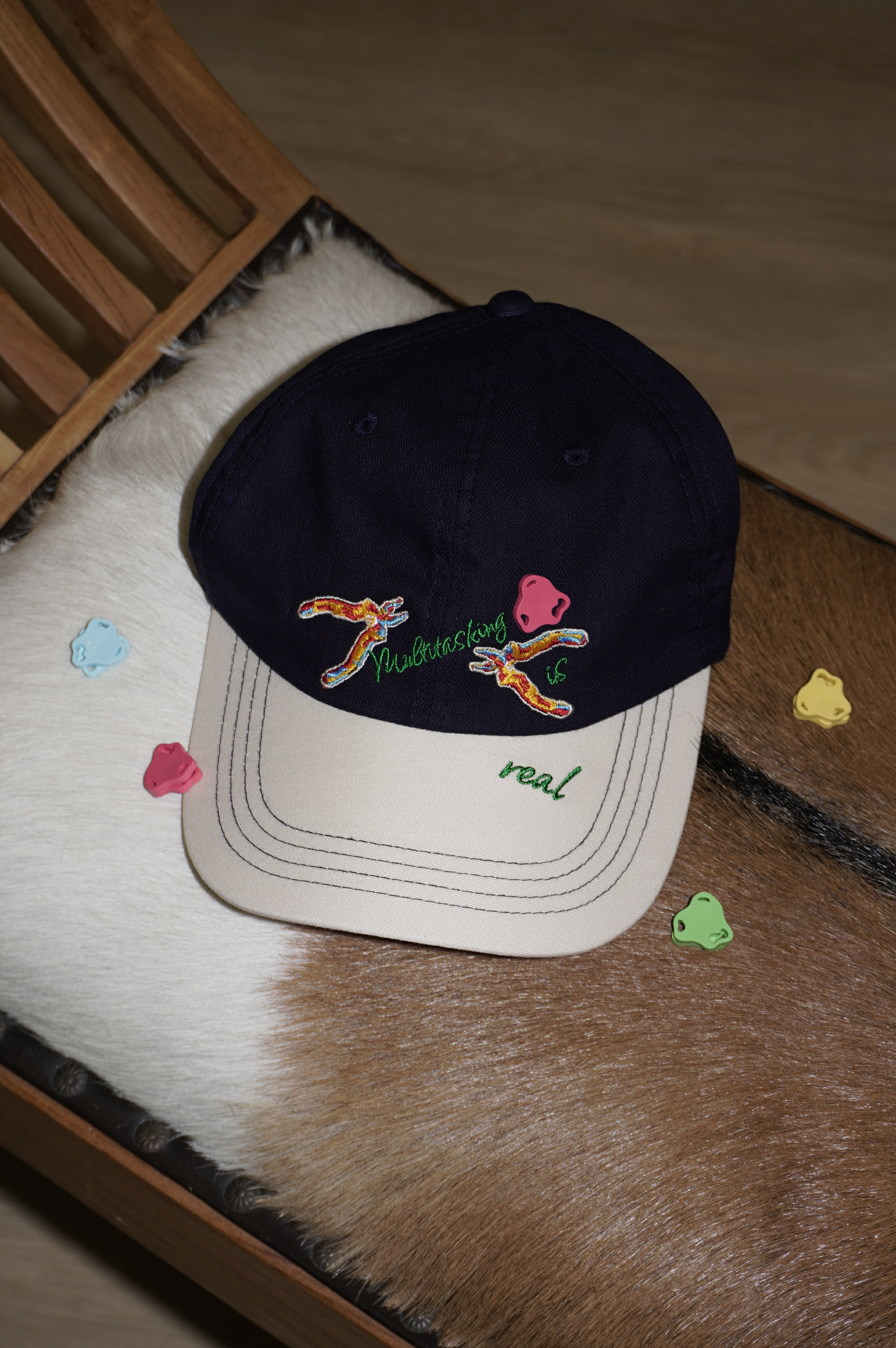 Multitasking Cap Navy-Cream