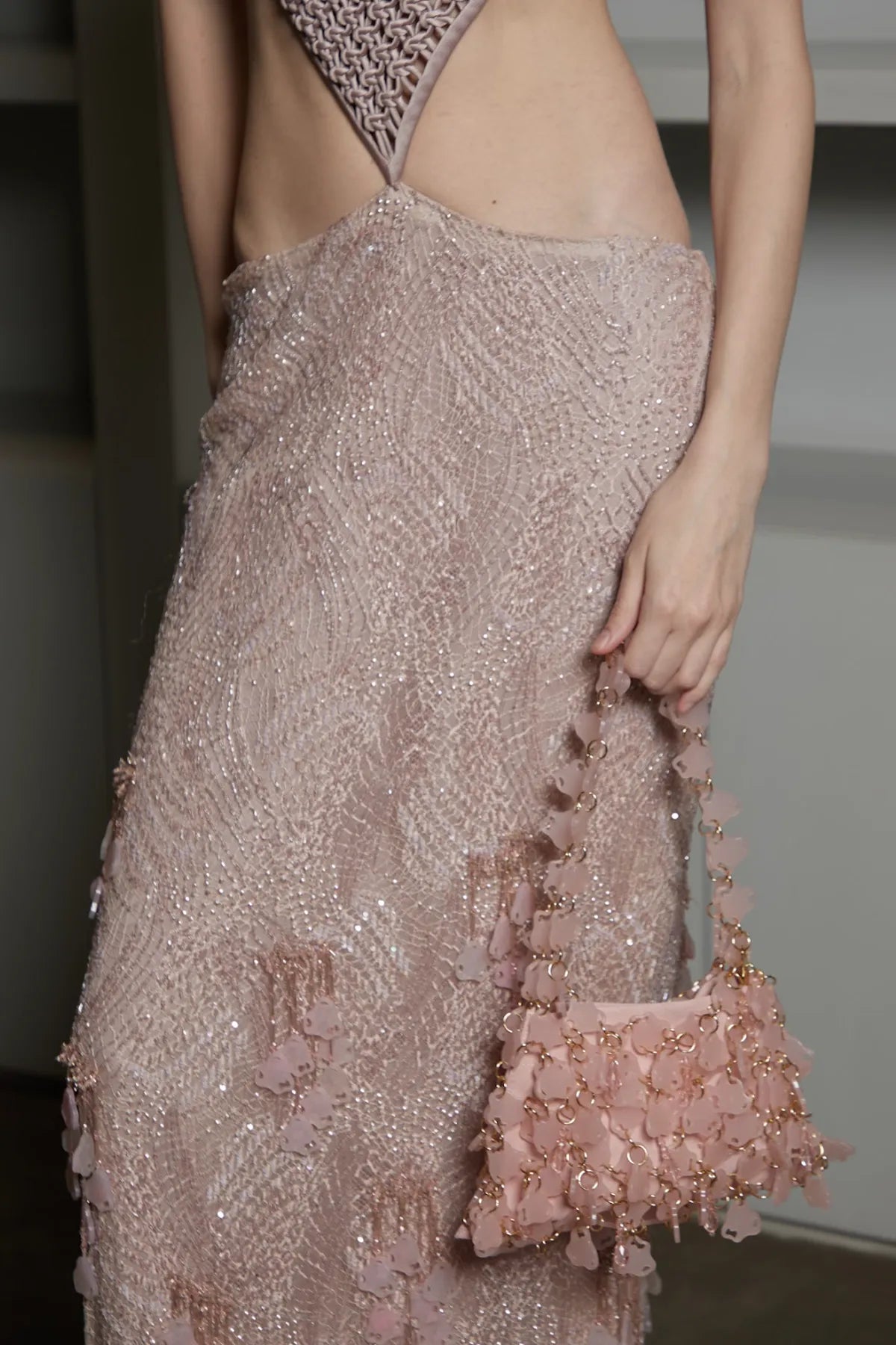 Infinitude Beading Bag(Peony)