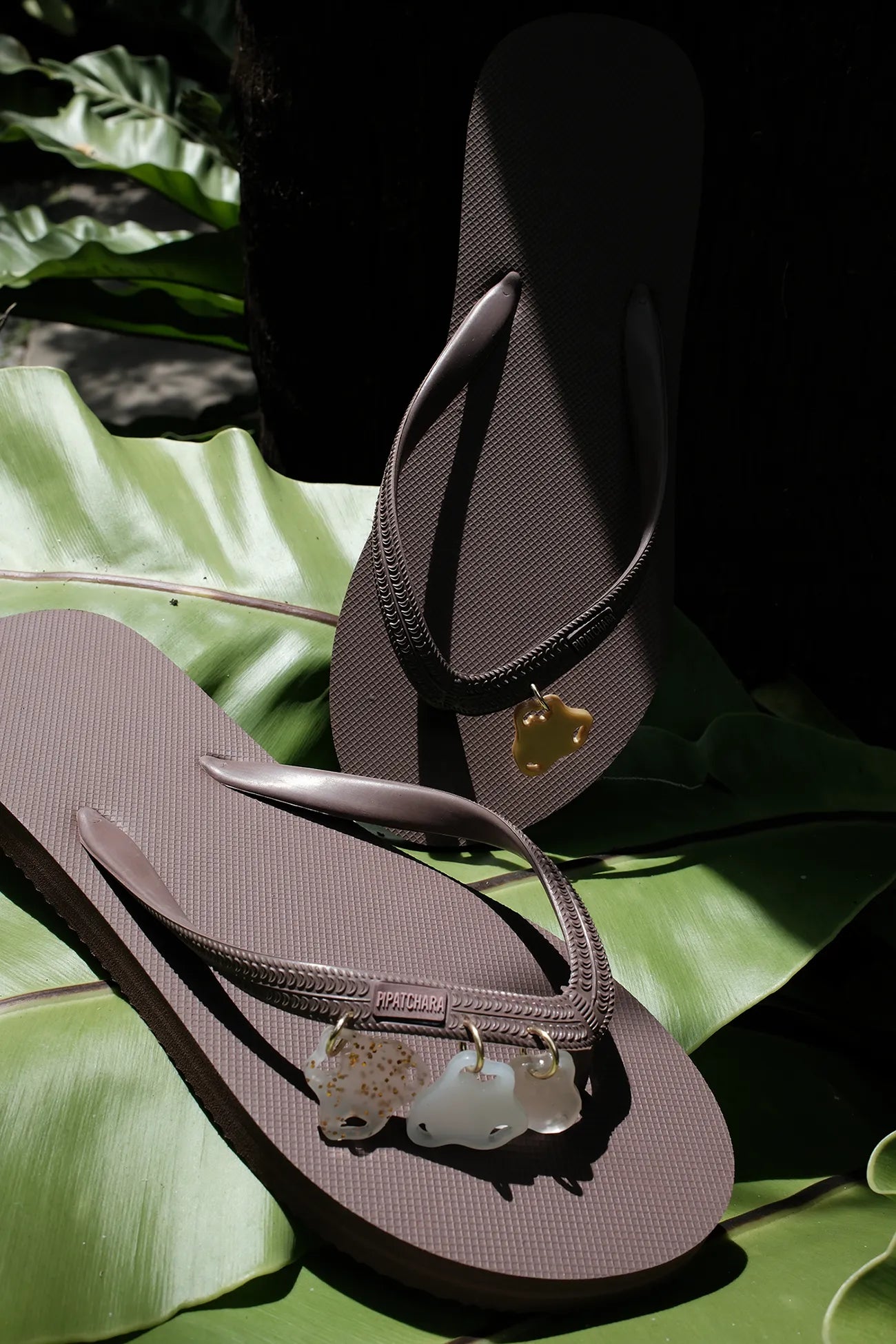 Infinitude Flip Flops Brown(Seafoam)