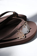 Infinitude Flip Flops Brown(Seafoam)