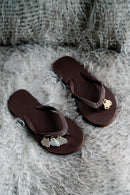 Infinitude Flip Flops Brown(Seafoam)