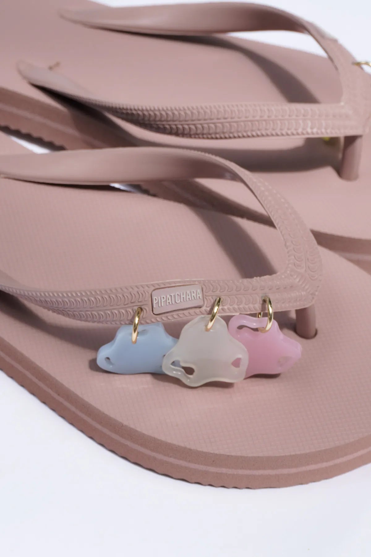 Infinitude Flip Flops Nude(Bubble)