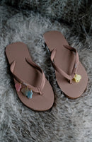 Infinitude Flip Flops Nude(Bubble)