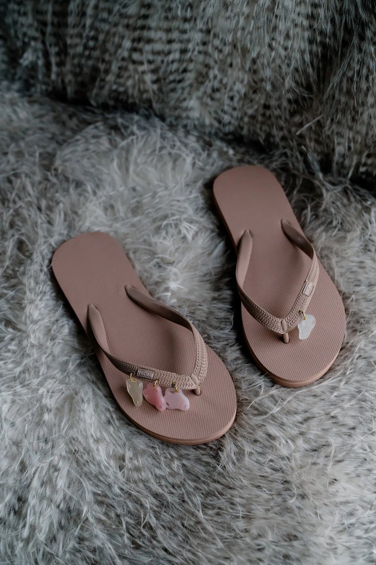 Infinitude Flip Flops Nude(Jellyfish)