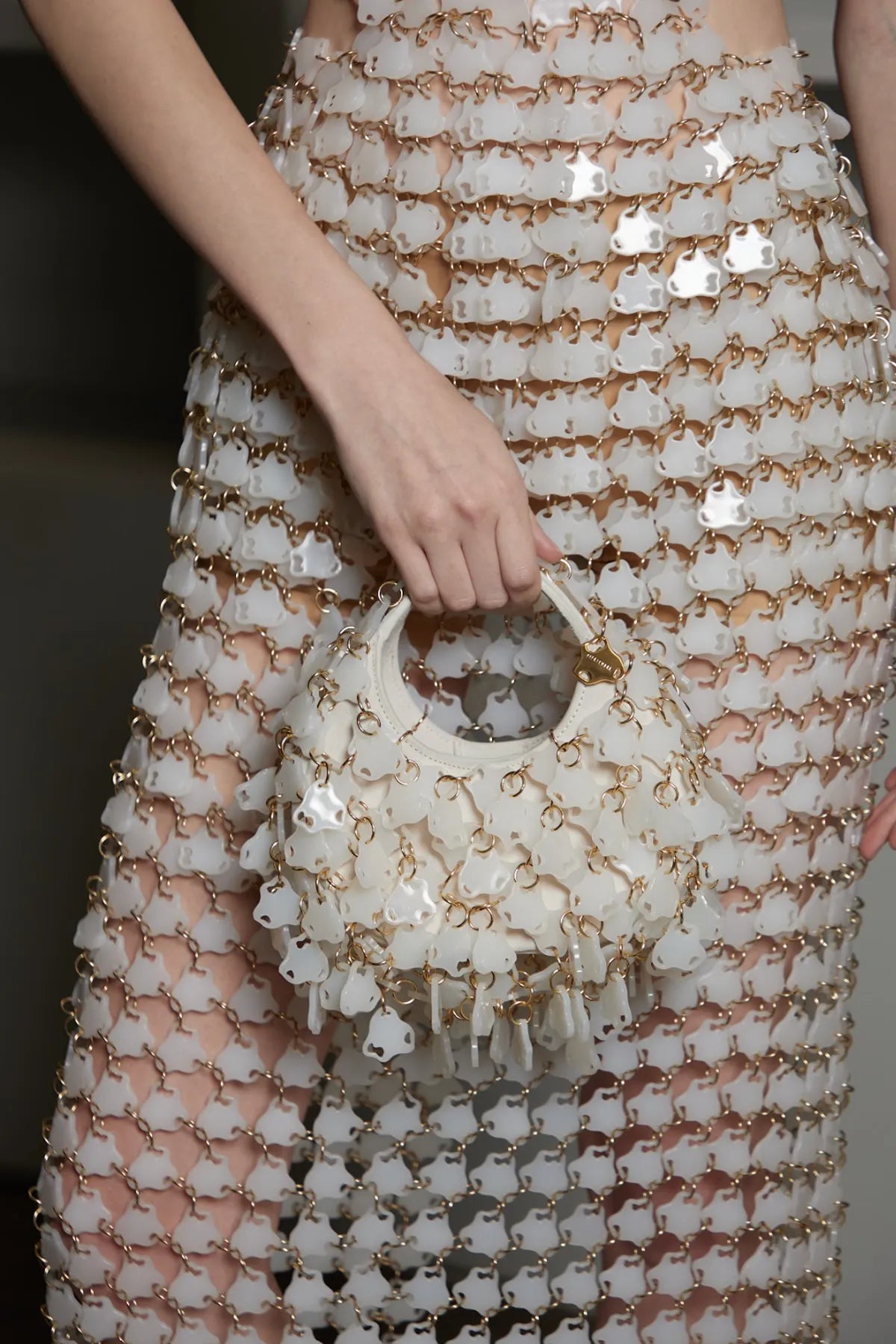 Infinitude Moon Bag(Clear White)