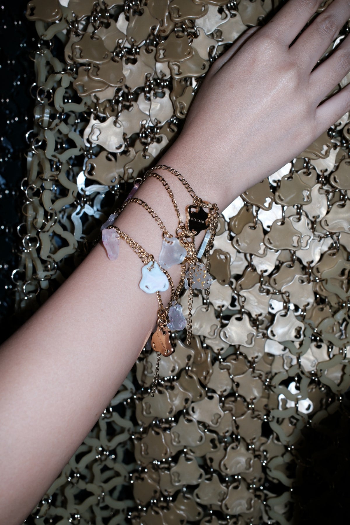 Mini Infinitude Glitter Bracelet Gold(Panna Cotta, Mini)