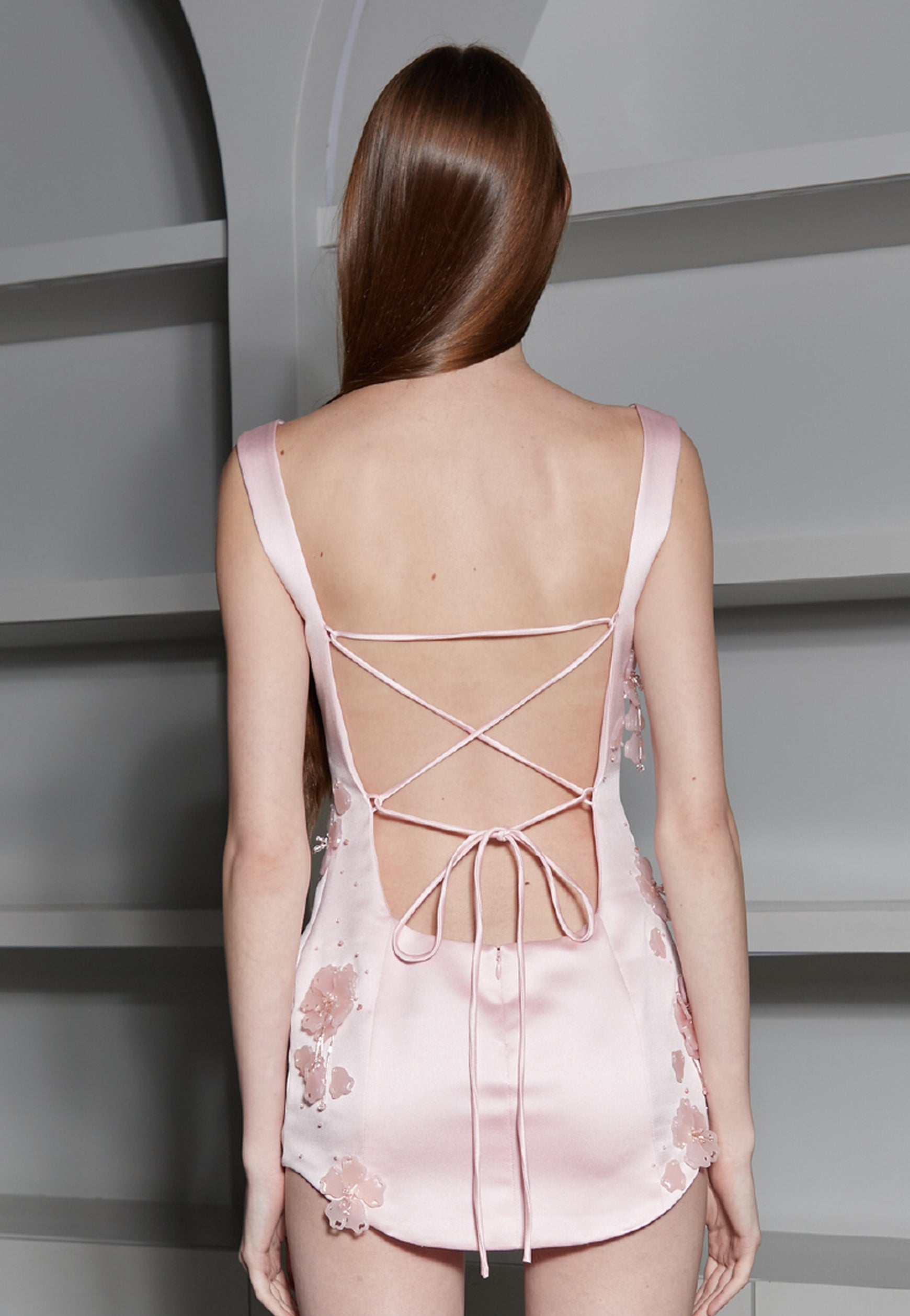 MINI OPEN BACK DRESS
