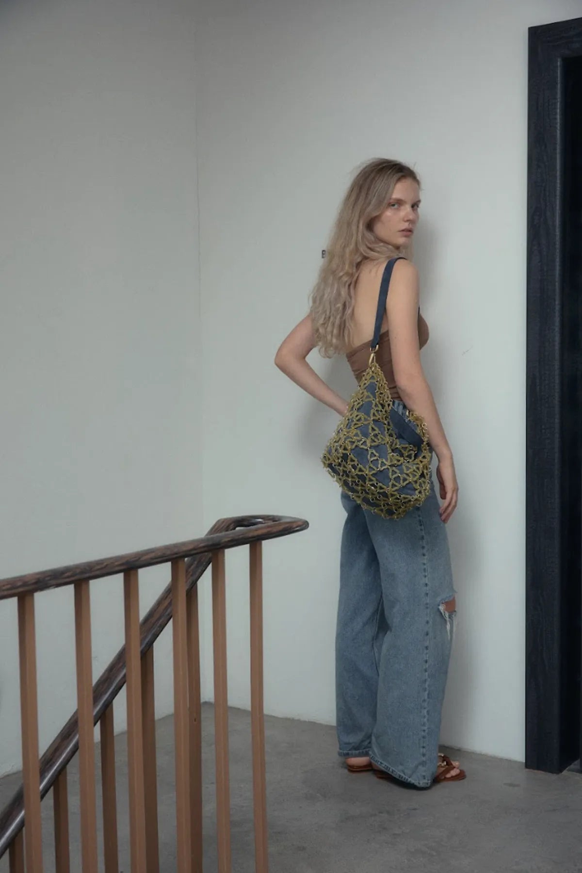 Marine Tote Bag(Custard)