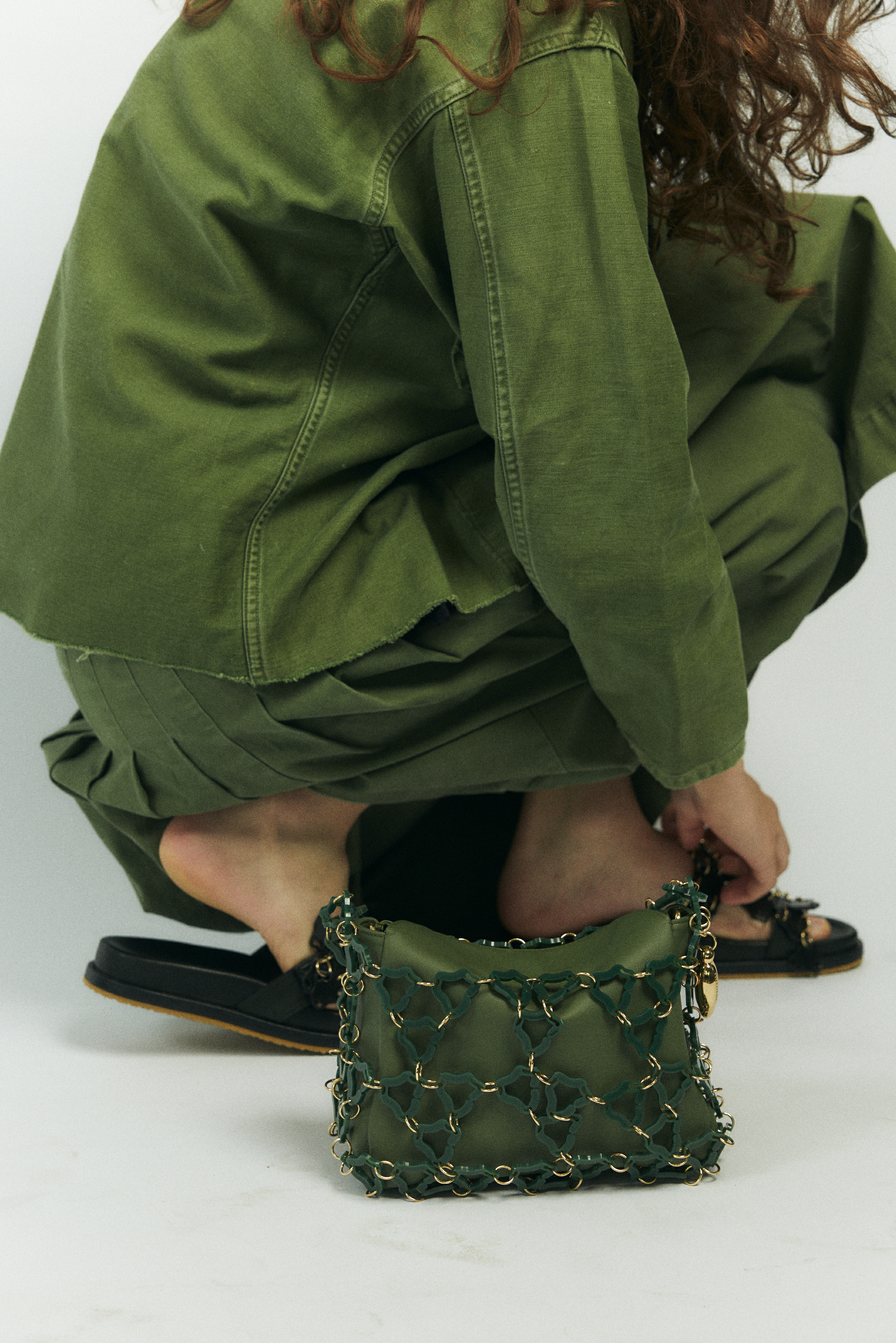 Mini Marine Bag(Basil)