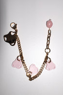 Mini Infinitude Bracelet Gold (Dusty Rose, Free Size)