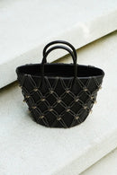 Thea Basket Bag(Coffee, Mini)