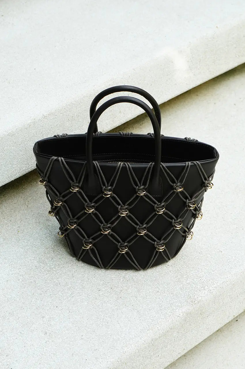 Thea Basket Bag(Coffee, Mini)