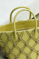 Thea Basket Bag(Mustard, Mini)