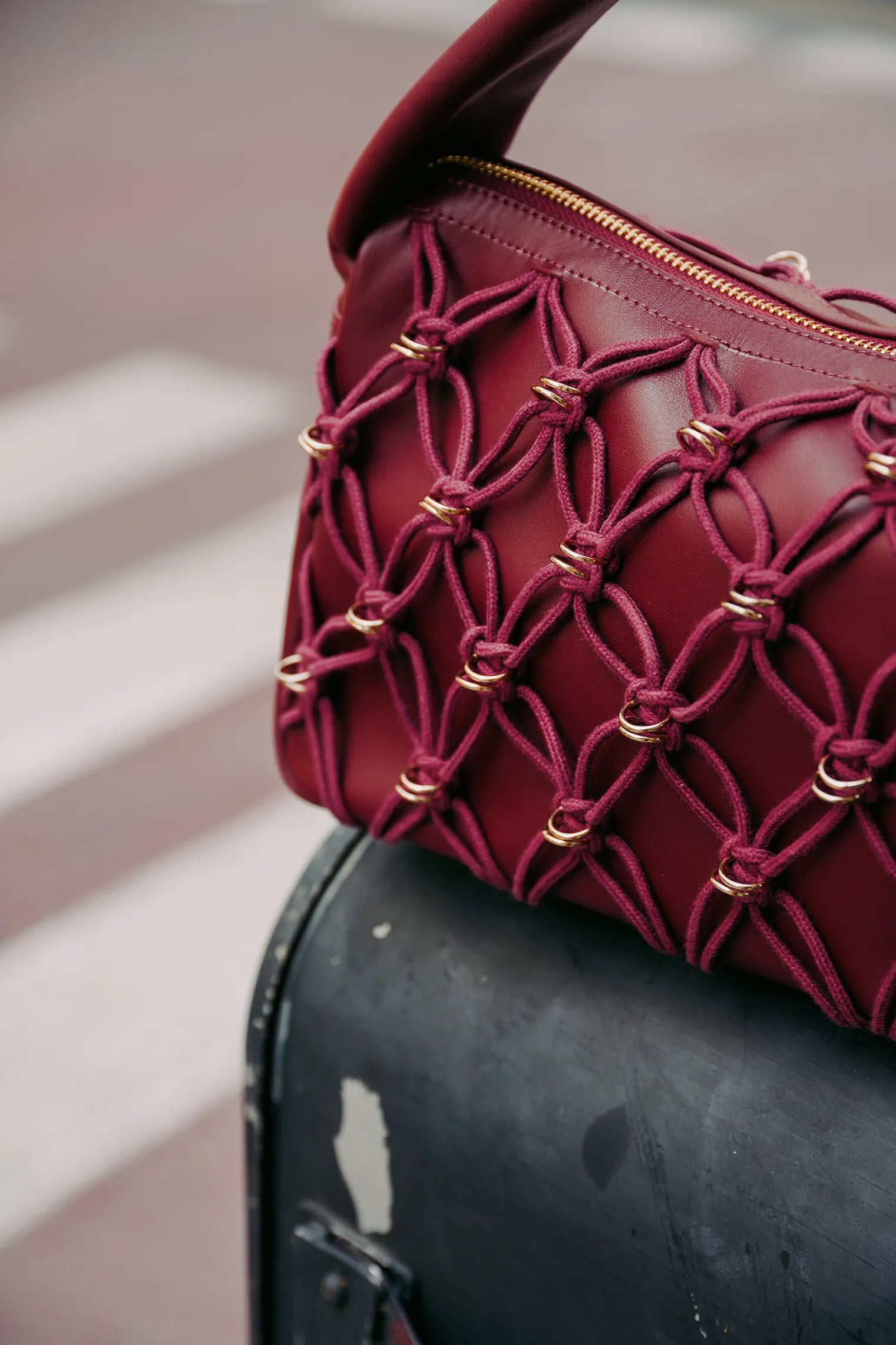 Zela Bag(Burgundy)
